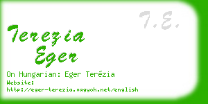 terezia eger business card